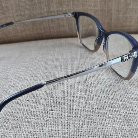 Coach Women Eyeglasses Frame Denim Taupe Glitter Gradient 54[]15 135 Glasses - Picture 6 of 12